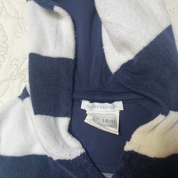 Pottery Barn Kids Terry Swim Coverup Size 12-18m - Picture 3 of 5